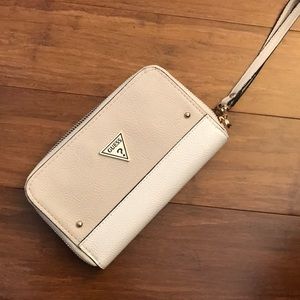 Guess wallet. White. Brand new.
